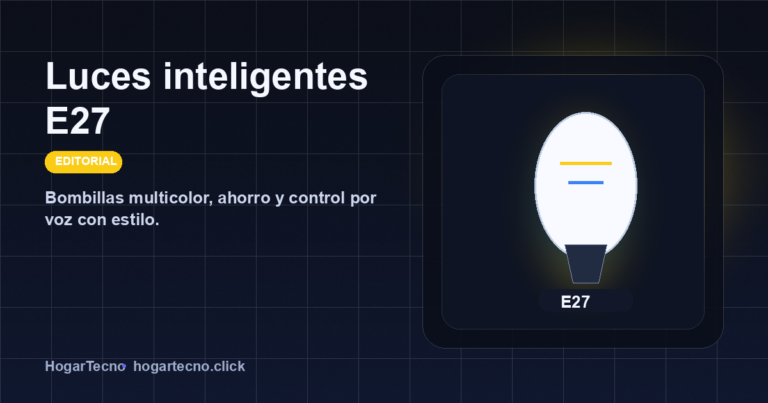 Las mejores luces inteligentes para casa en 2026 (comparativa real)